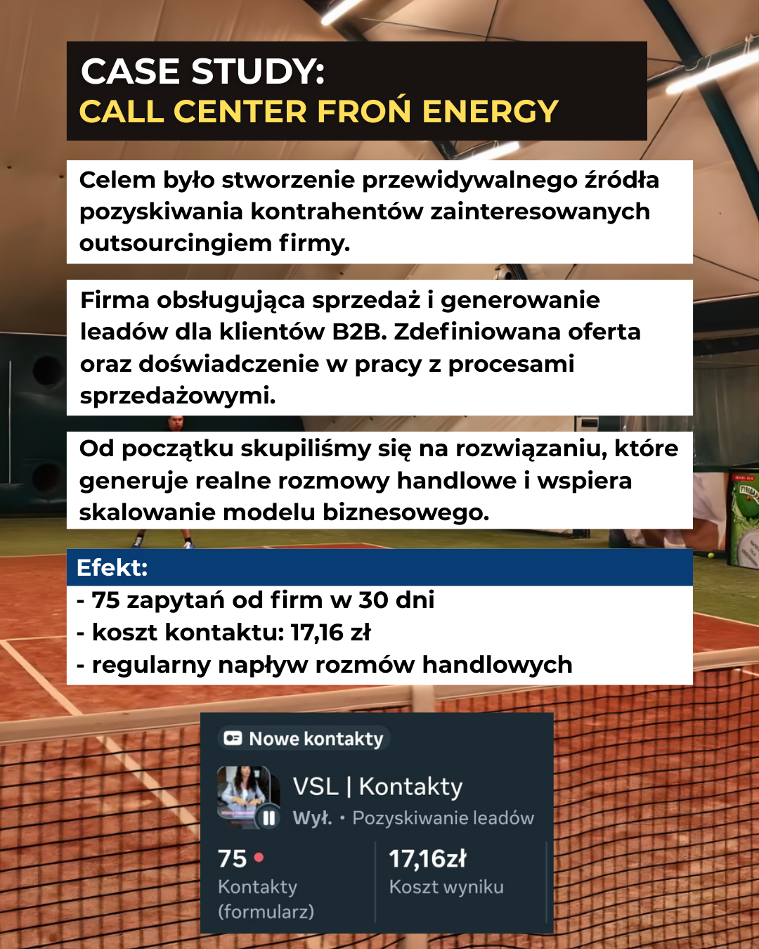 Case Study - Call Center Froń Energy